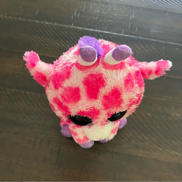 3/$18 - Ty Beanie Boos | Twigs the pink Giraffe stuffed animal - Picture 4 of 7
